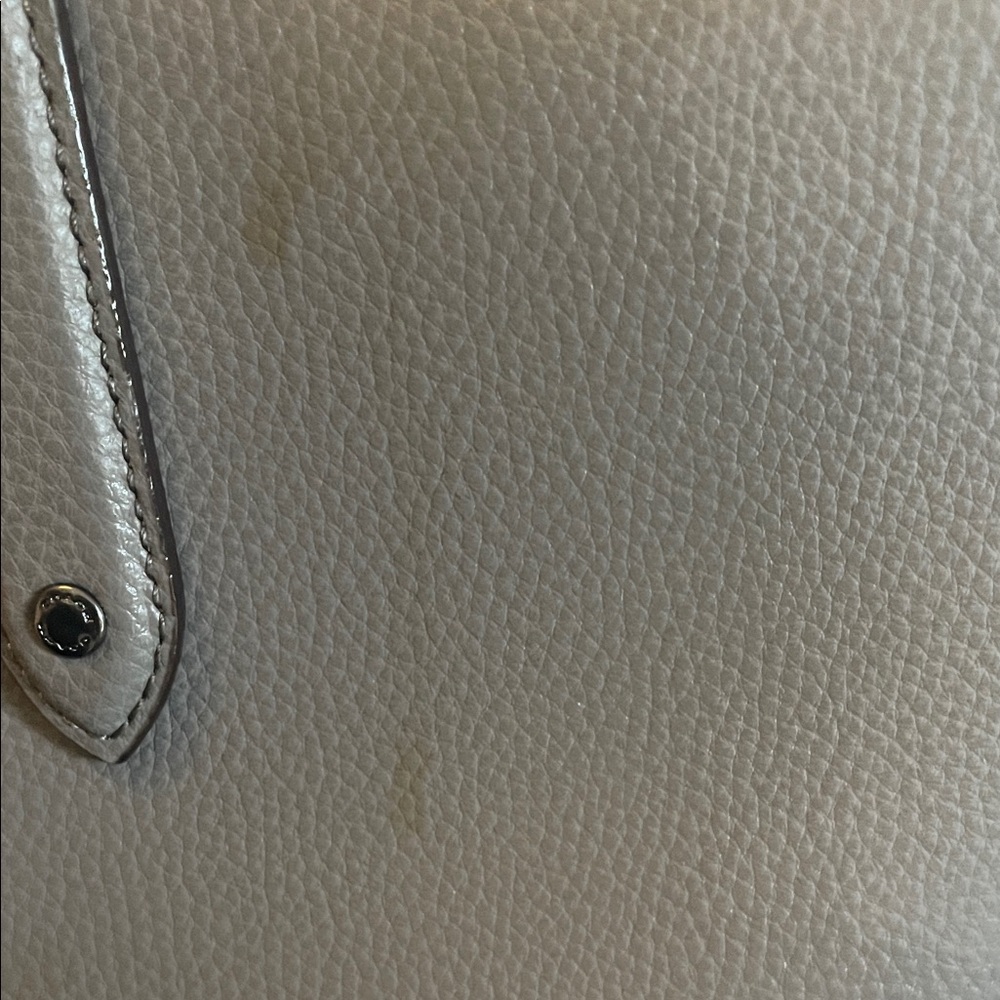 Coach Charcoal Leather Tote - Picture 4 of 10